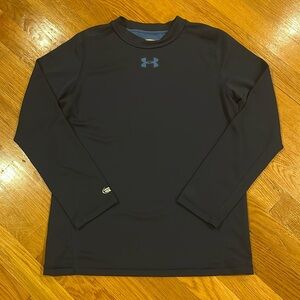 Under Armour Dk Navy Reversable Long Sleeve Shirt, Boys